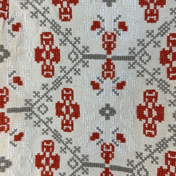 Maeve Cross Stitch Embroidered PomPom Skirt, 6 - Picture 3 of 9